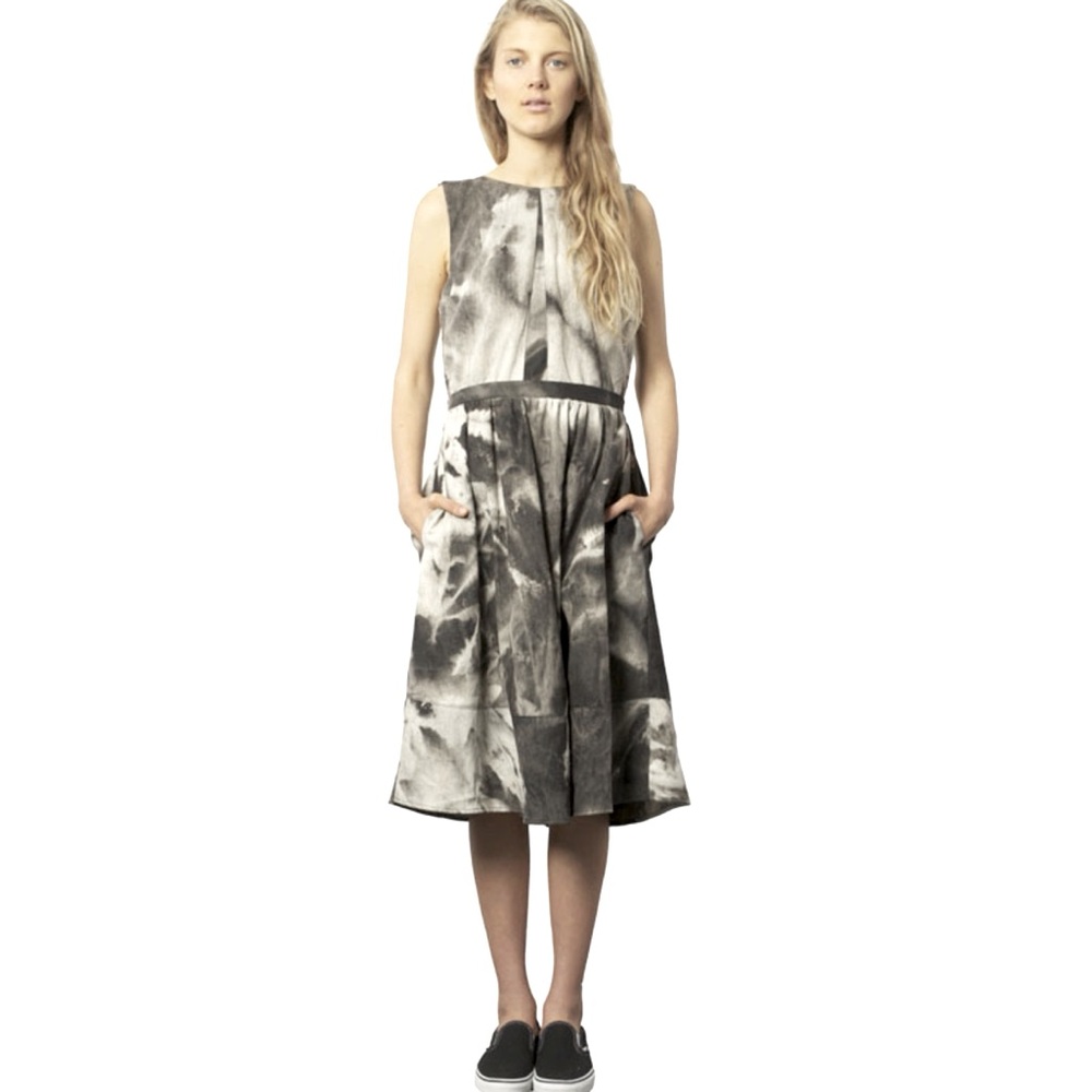 Heidi Merrick California Rapala Boho Tie Dyed Sleeveless Dress